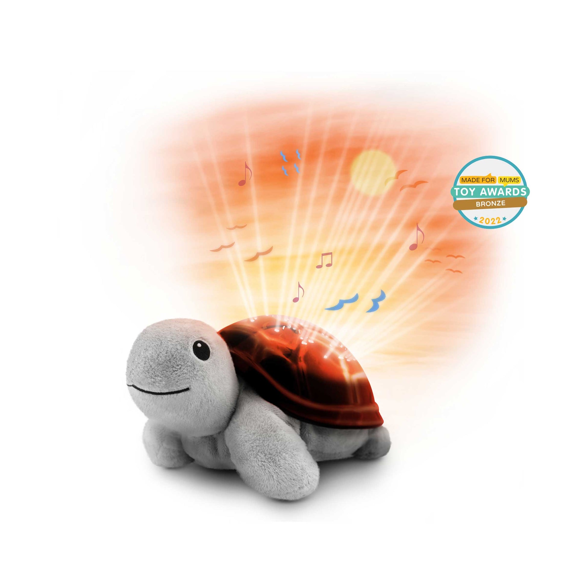ZAZU Bedtime Projector - Tim The Turtle With Sunset Projections