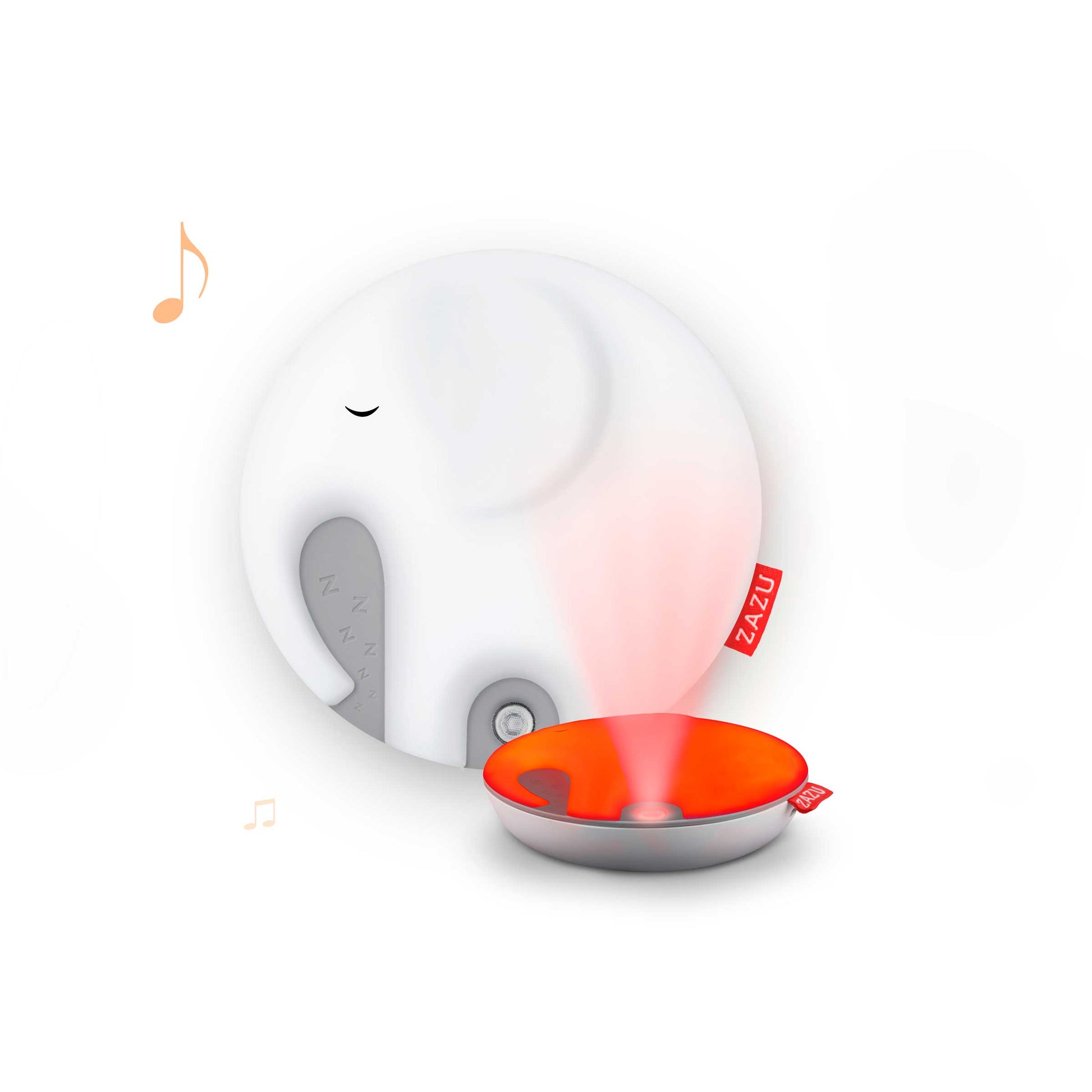 ZAZU Nightlight and White Noise Machine - Emmy The Elephant With Breathing Light