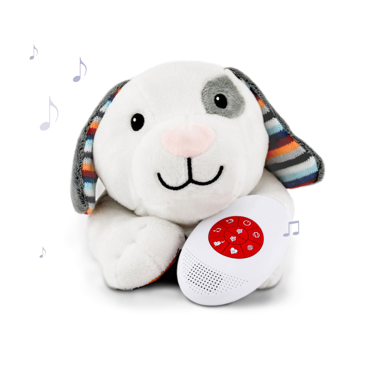 Dex the Dog white noise machine at night