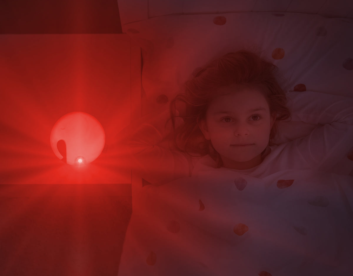 Nightlight and White Noise Machine - Emmy The Elephant With Breathing Light