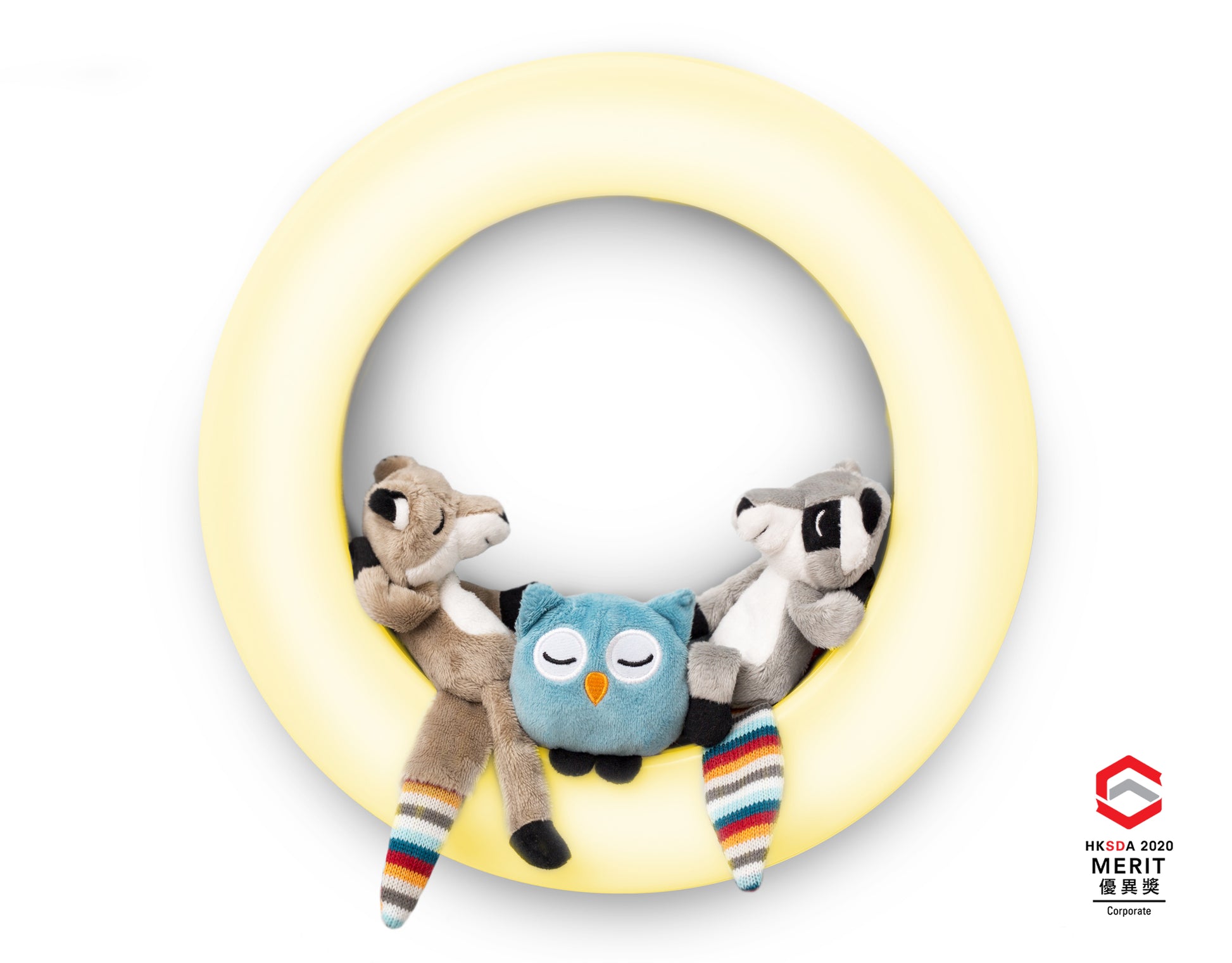 ZAZU Nightlight - Wall Light With 3 Soft Toys
