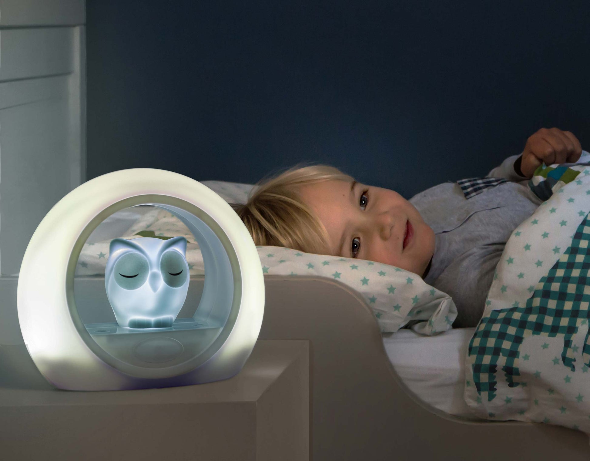 ZAZU Nightlight - Lou The Owl (Grey)