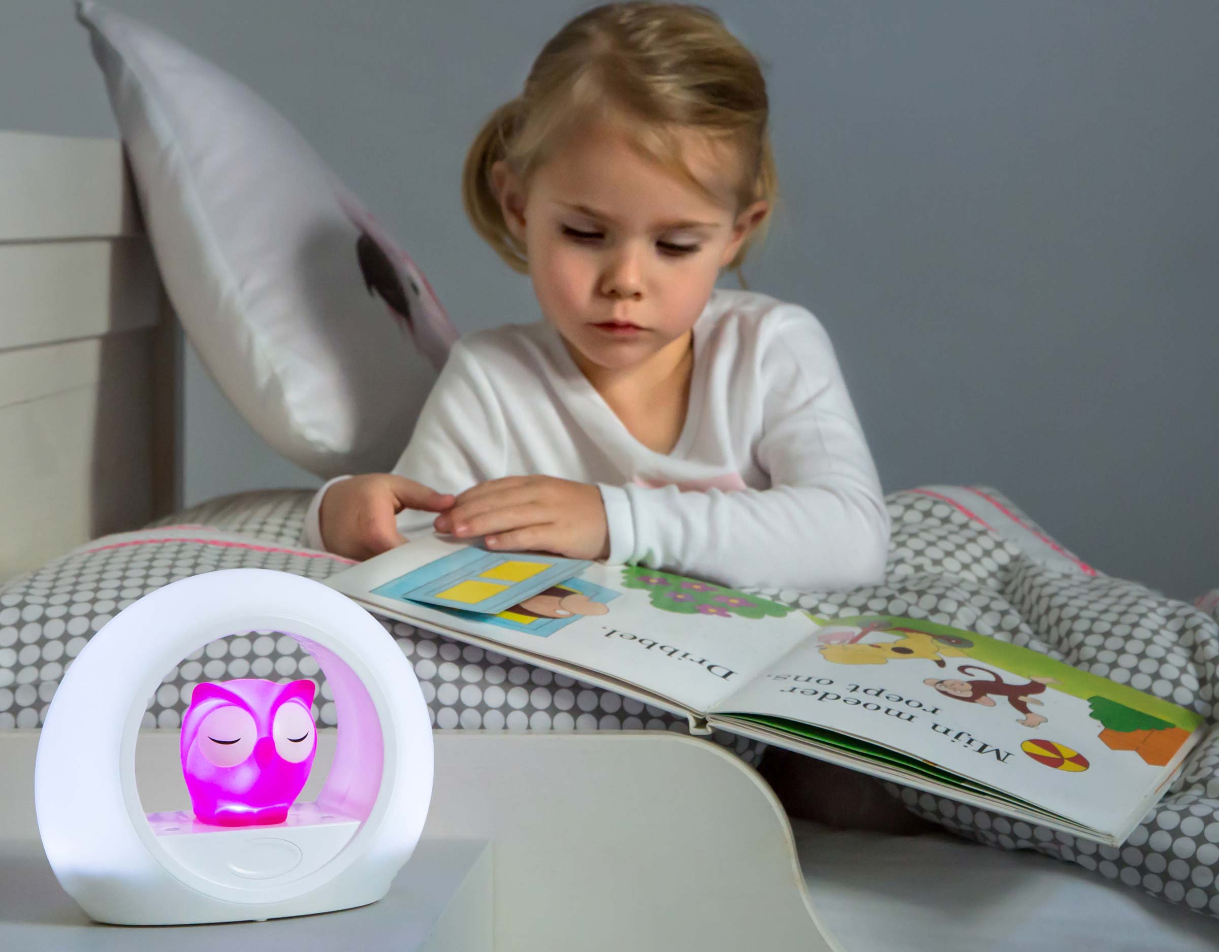 ZAZU Nightlight- Lou The Owl (Pink)