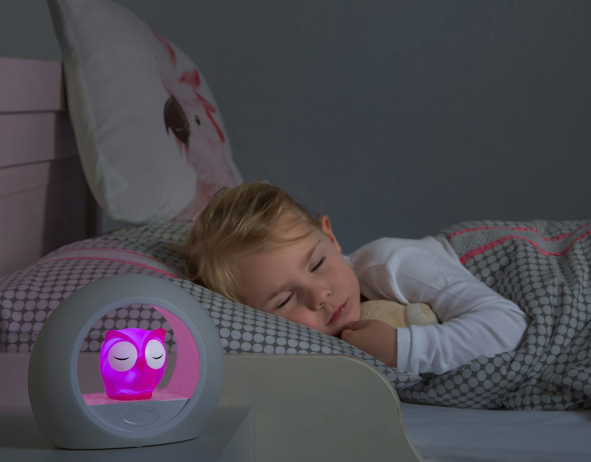 ZAZU Nightlight- Lou The Owl (Pink)