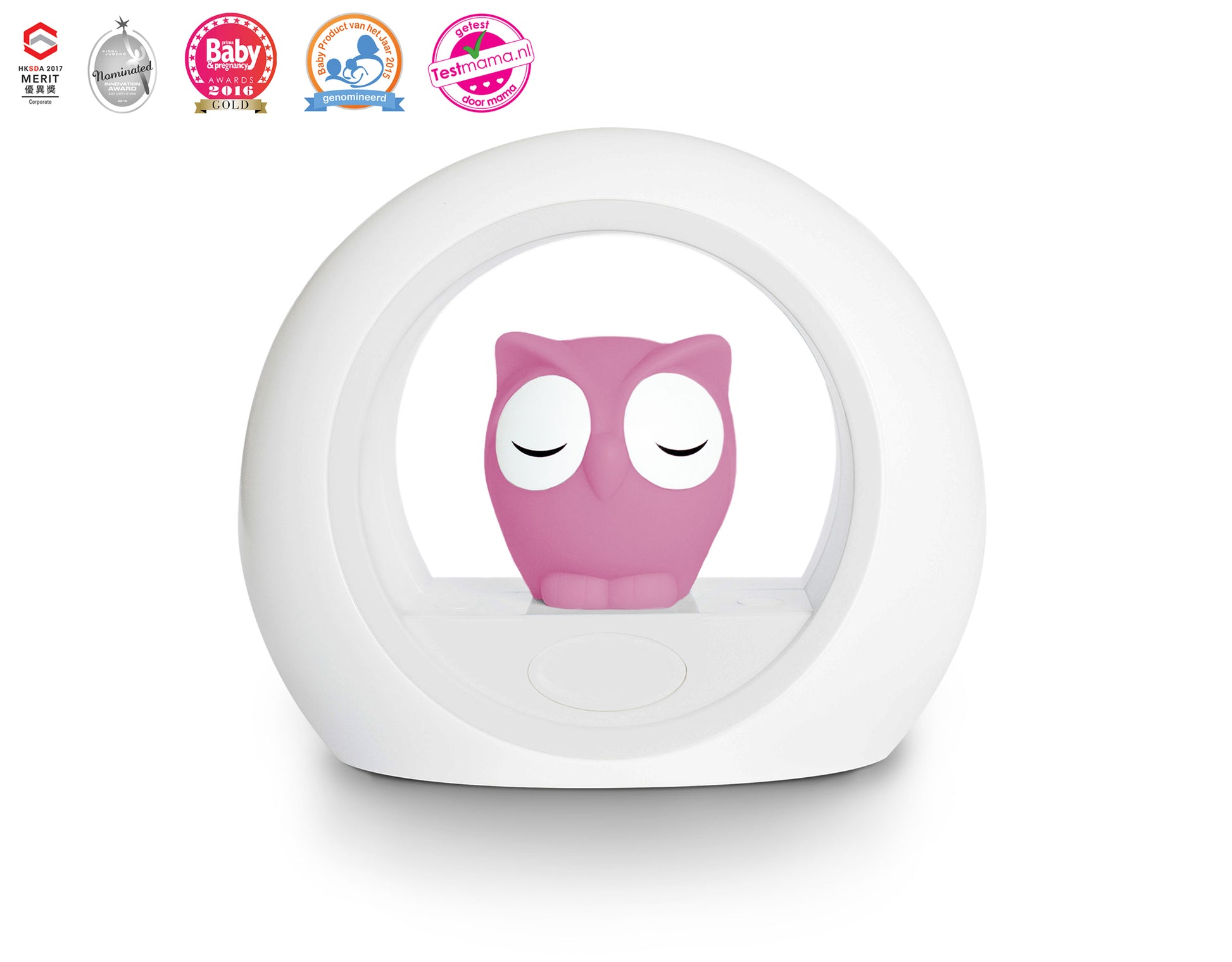 ZAZU Nightlight- Lou The Owl (Pink)