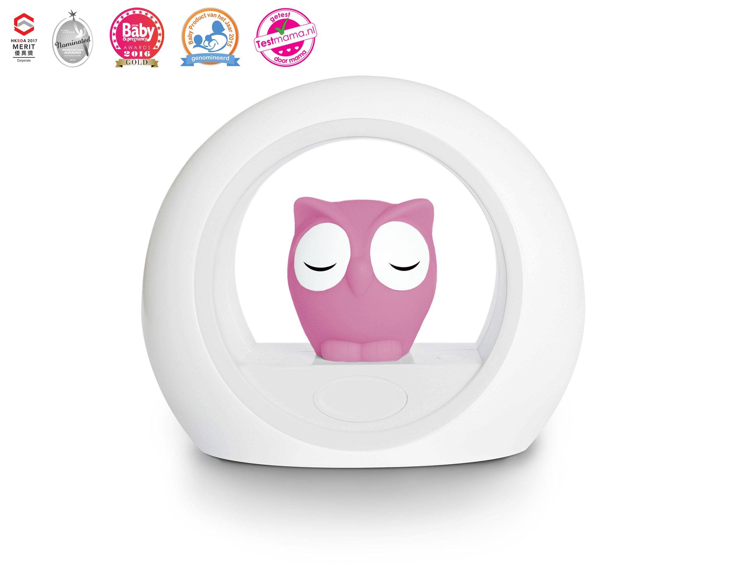 ZAZU Nightlight- Lou The Owl (Pink)