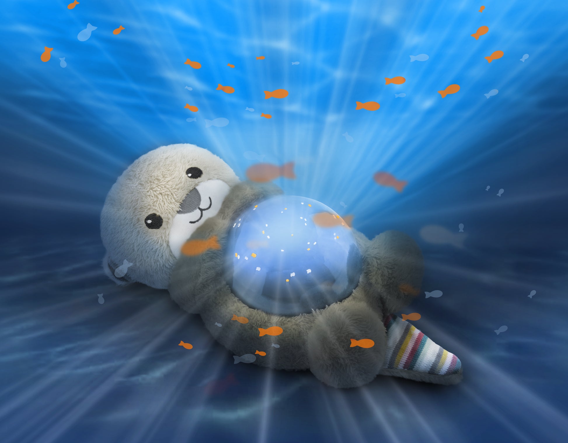 ZAZU Bedtime Projector - Otto The Otter With Ocean Projections