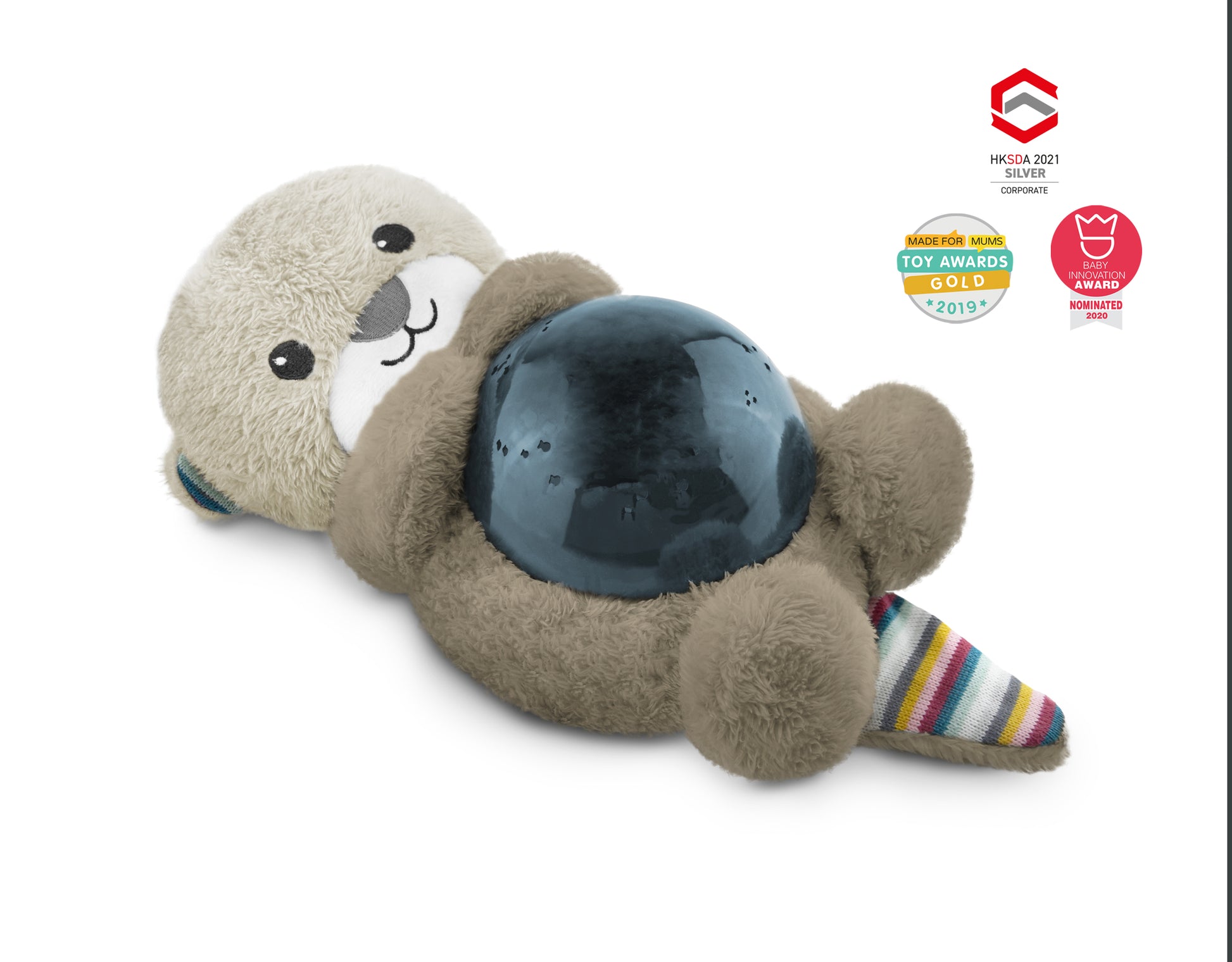 ZAZU Bedtime Projector - Otto The Otter With Ocean Projections
