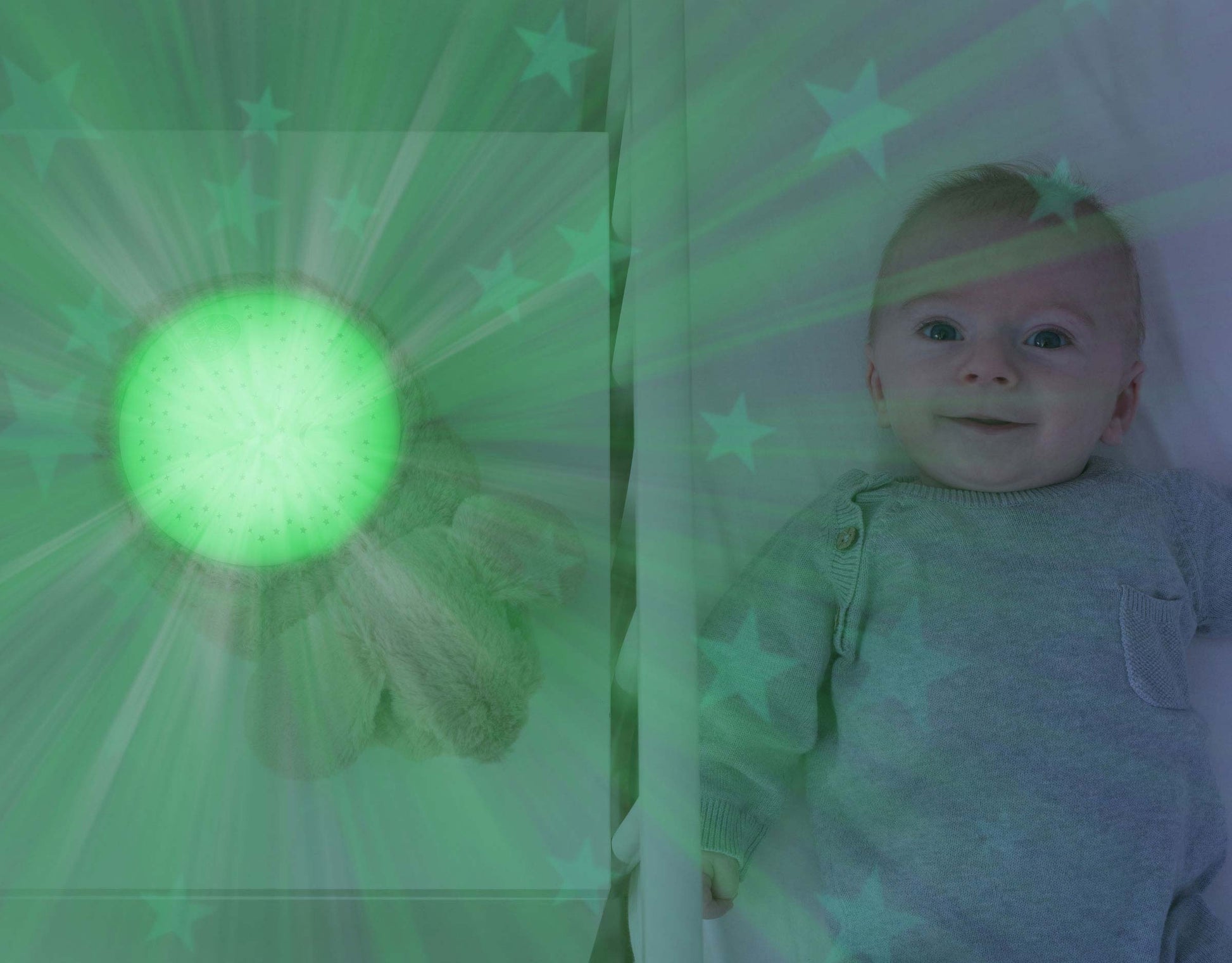 ZAZU Bedtime Projector - Ruby The Rabbit With Star Projections