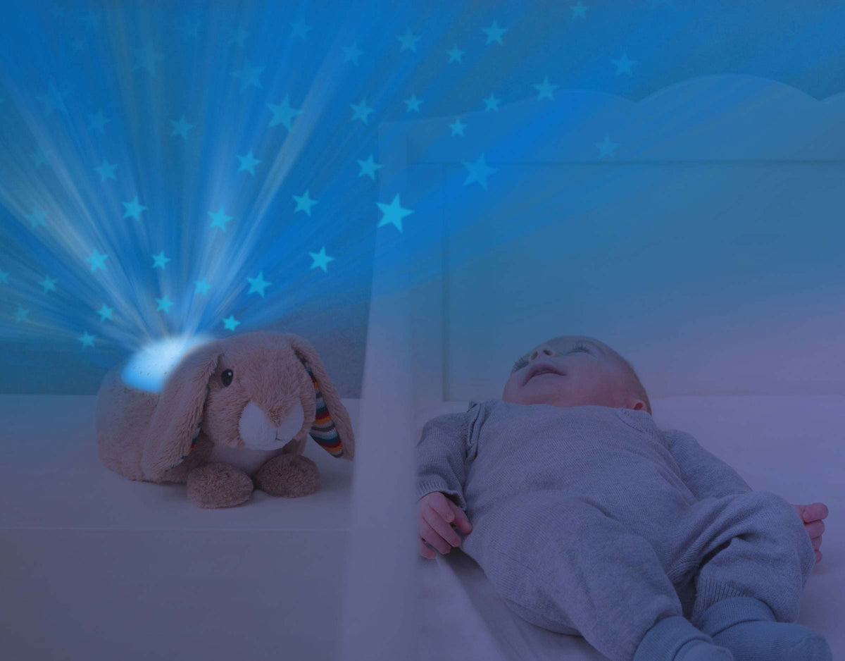 Bedtime Projector - Ruby The Rabbit With Star Projections