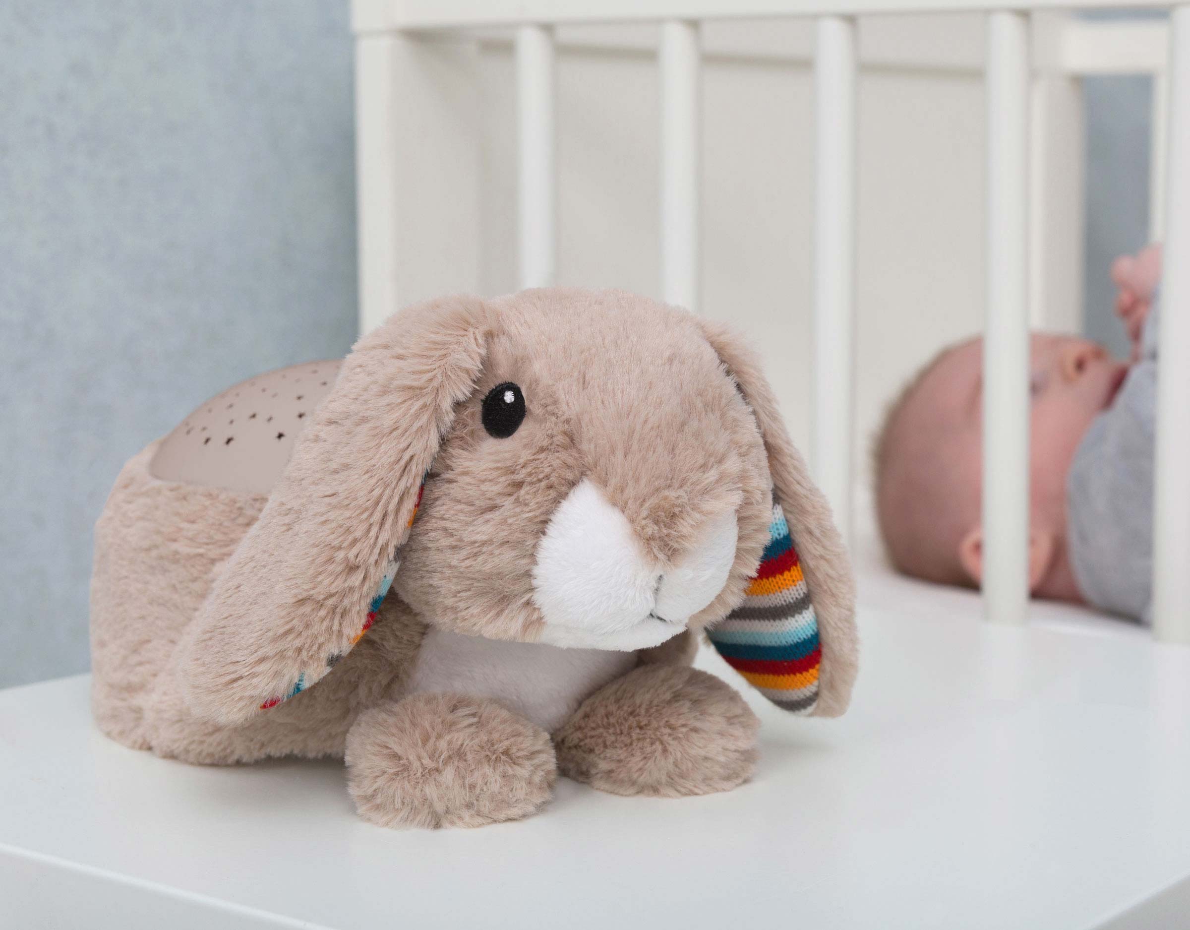 ZAZU Bedtime Projector - Ruby The Rabbit With Star Projections