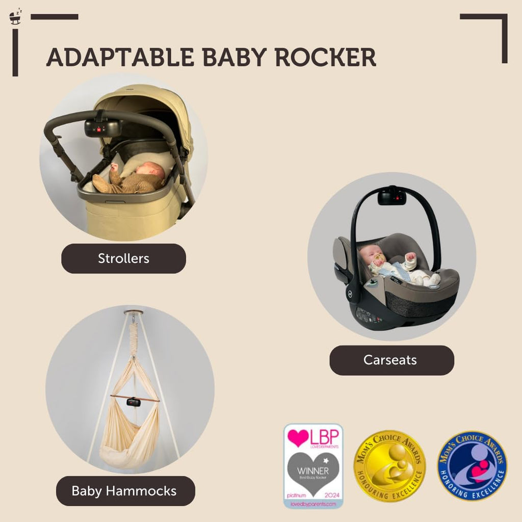 ZAZU Baby and Pram Rocker - Robby the Rocker