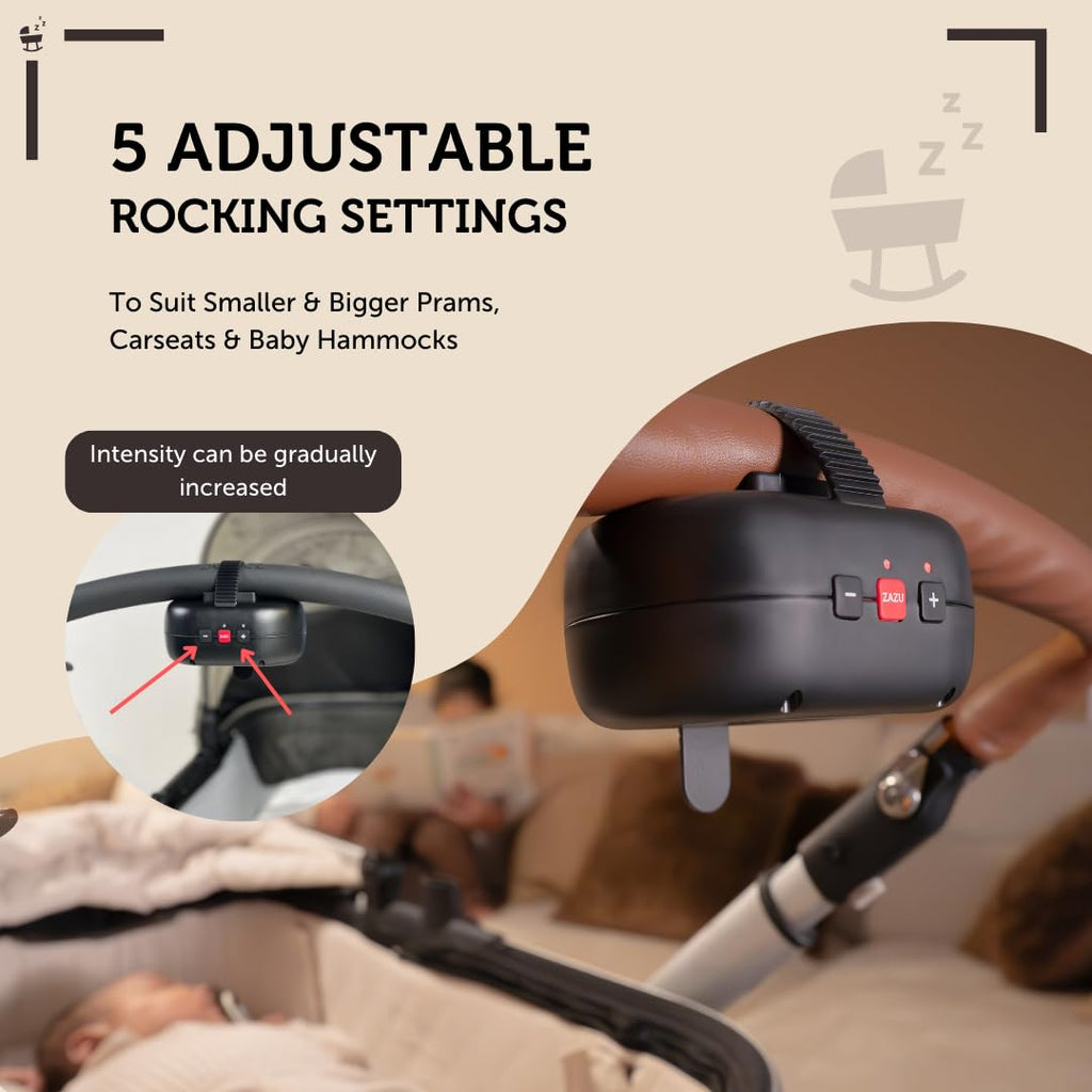 ZAZU Baby and Pram Rocker - Robby the Rocker
