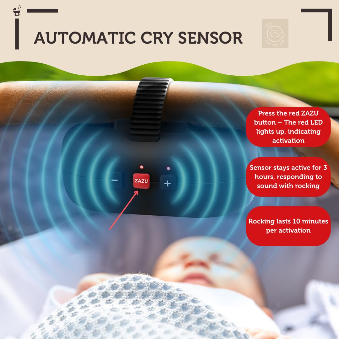 ZAZU Baby and Pram Rocker - Robby the Rocker