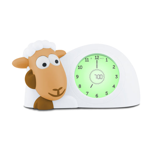 ZAZU Sleep Trainer Clock - Sam The Sheep (Camel)