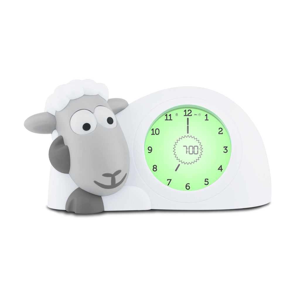 ZAZU Sleep Trainer Clock - Sam The Sheep (Grey)