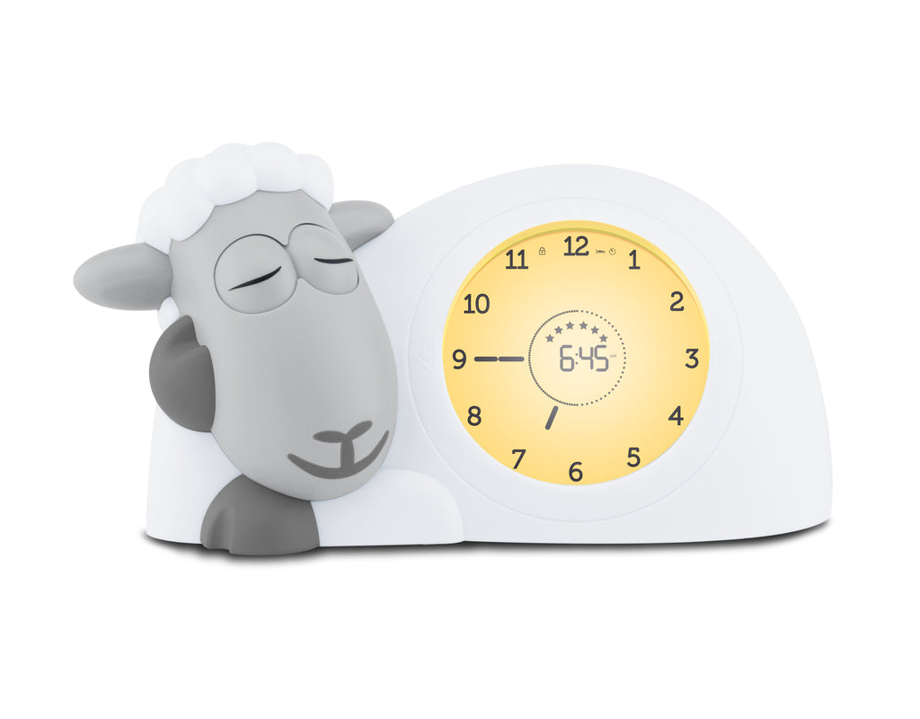 ZAZU Sleep Trainer Clock - Sam The Sheep (Grey)