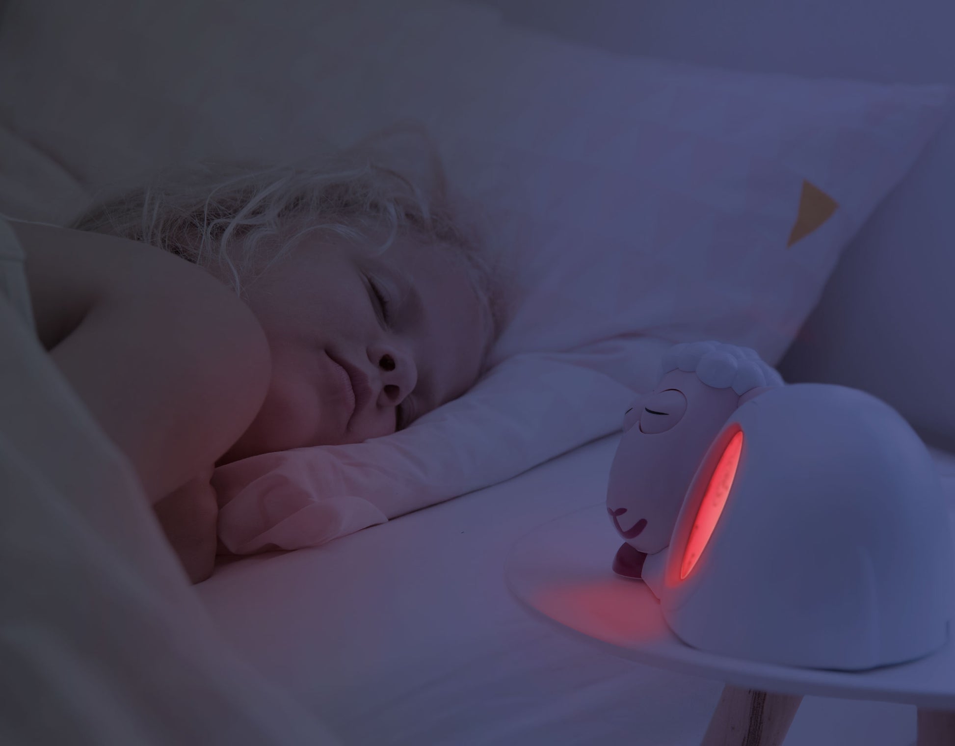 ZAZU Sleep Trainer Clock - Sam The Sheep (Grey)