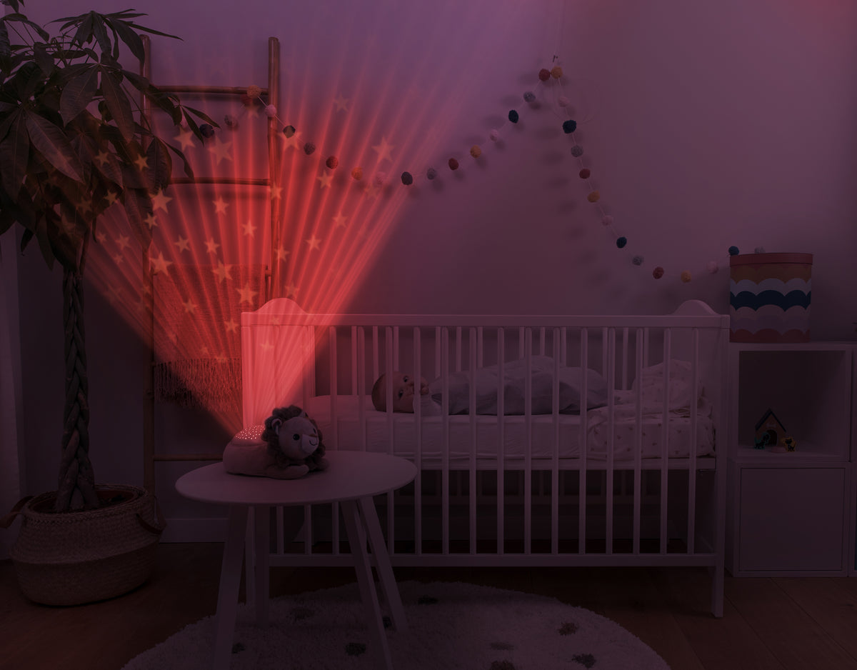 Bedtime Projector - Leo The Lion With Star Projections