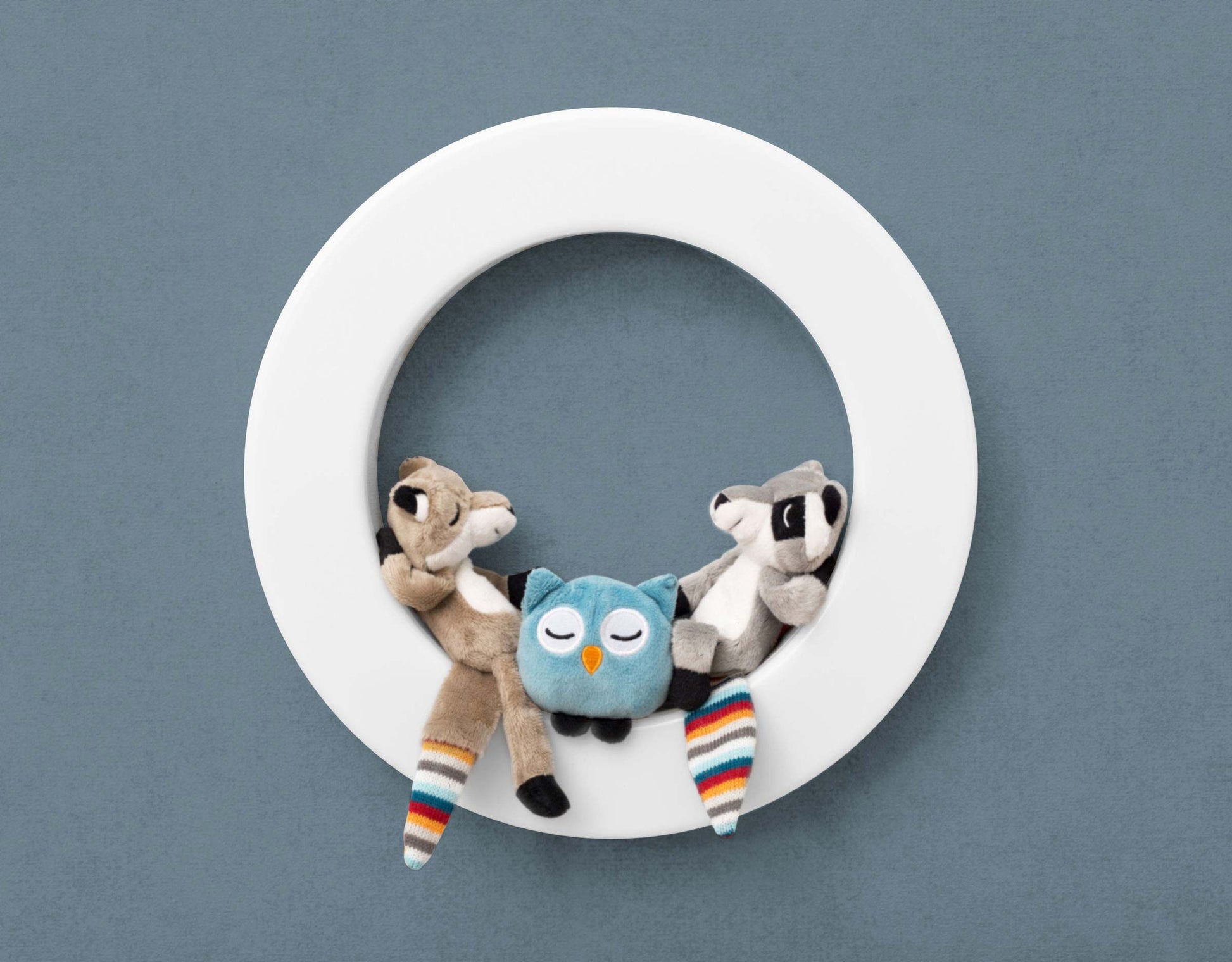ZAZU Nightlight - Wall Light With 3 Soft Toys