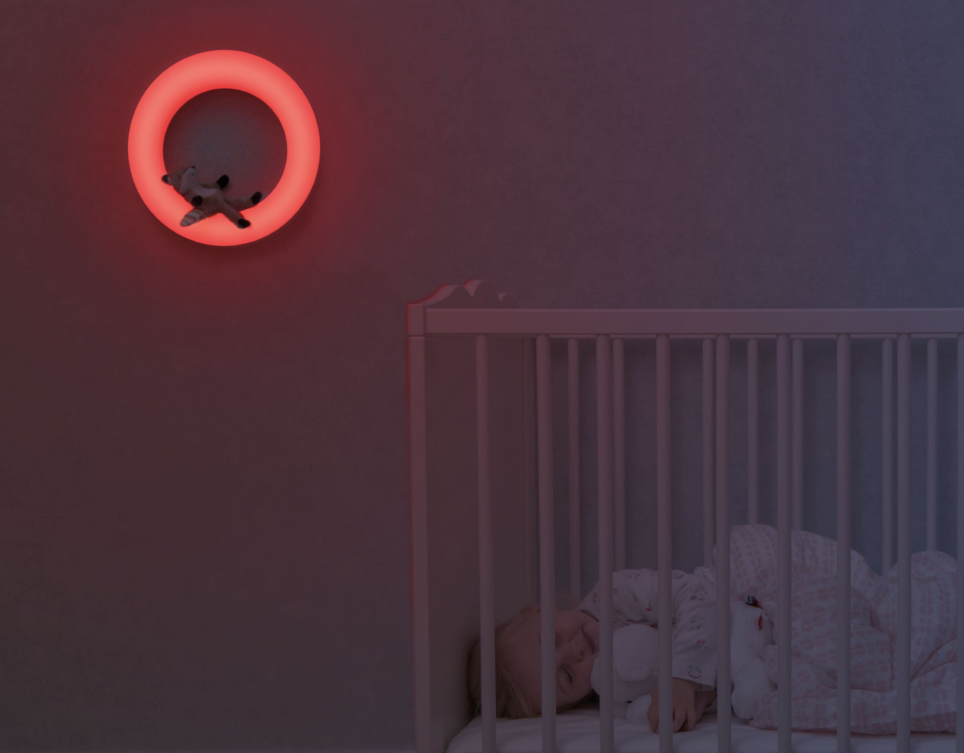 ZAZU Nightlight - Wall Light With 3 Soft Toys