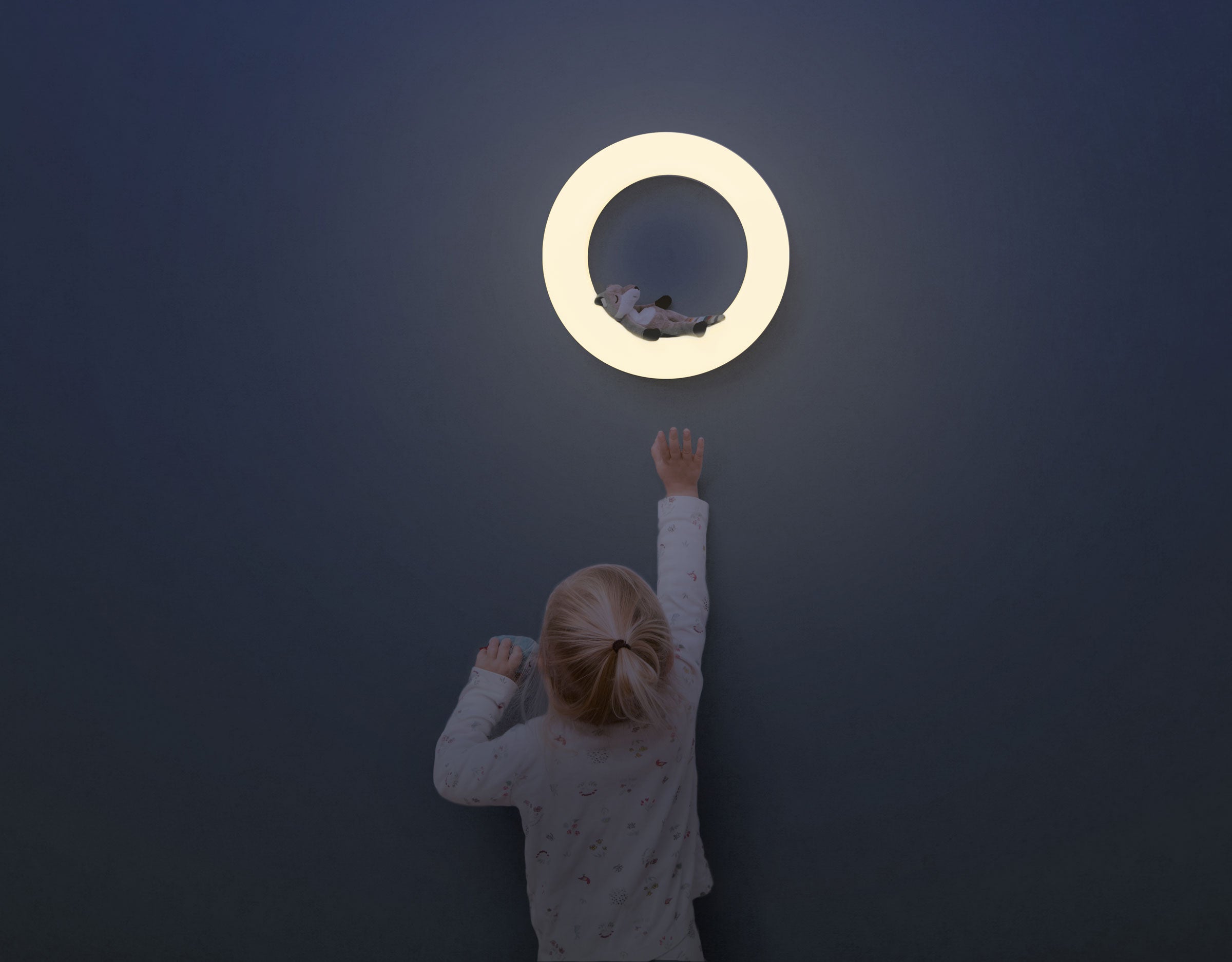 ZAZU Nightlight - Wall Light With 3 Soft Toys