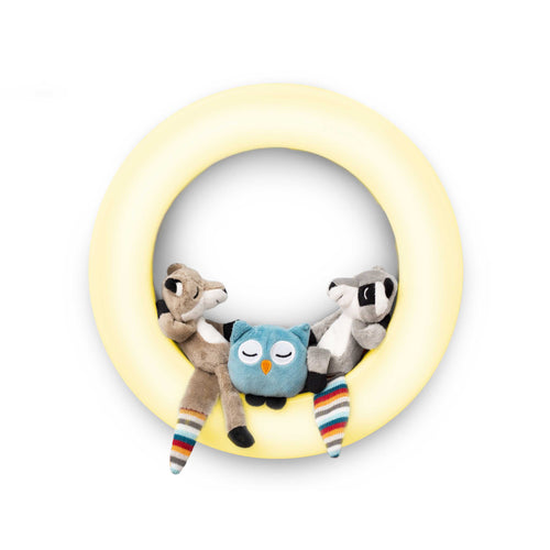ZAZU Nightlight - Wall Light With 3 Soft Toys