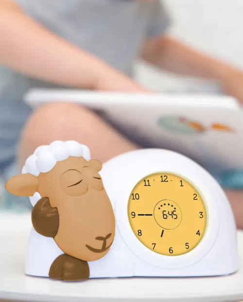 ZAZU Sleep Trainer Clock - Sam The Sheep (Camel)