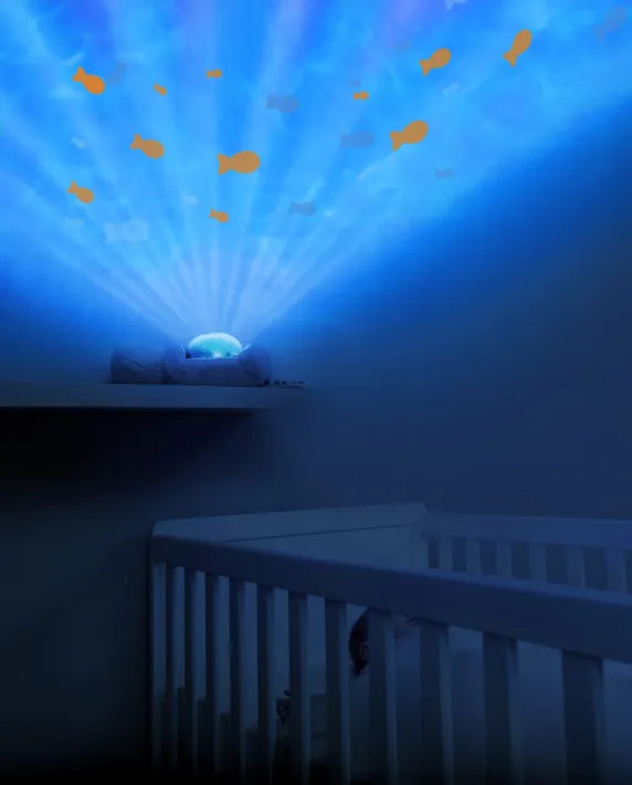 ZAZU Bedtime Projector - Otto The Otter With Ocean Projections