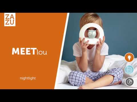 ZAZU Nightlight - Lou The Owl (Grey)